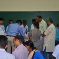 Teachers performing activity in groups 4